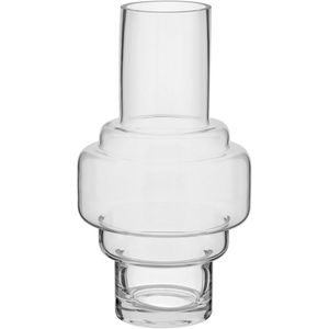 Vaso Decorativo Enfeite Casa Vidro 35x20x20cm