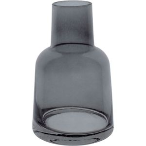 Vaso Decorativo Enfeite Casa Home&co Vidro 14x9x9cm Cinza
