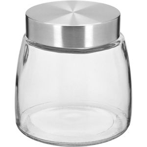Pote Porta Mantimentos Home&co Vidro 800ml 12x12x12cm
