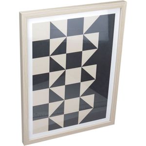 Quadro Decorativo Parede Sala Home&co Mdf 39x29x2cm Preto