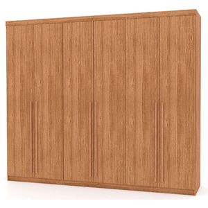 Guarda Roupa Casal 276cm 3 Gavetas Dubai Majestic Nature - Vlr Móveis