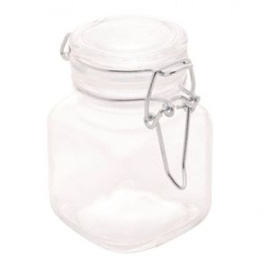 Pote Porta Mantimento Hermetico Vidro E Silicone 180 Ml Lyor