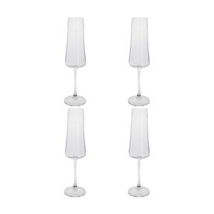 Jogo 4 Taças Champanhe Xtra Cristal Ecológico 210ml