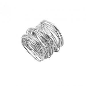 Conjunto De 4 Aneis Para Guardanapo Em Aço 4cm Lyor