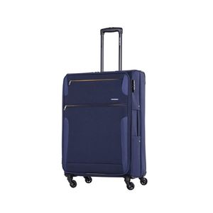 Mala De Viagem Grande Expansível Poliester Samsonite Bahia Cadeado Tsa E Rodas 360 Azul G