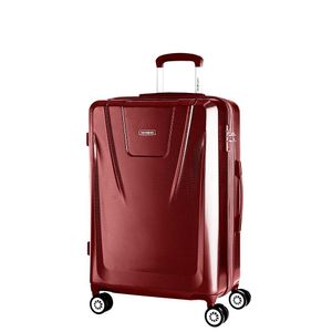 Mala De Viagem Media Expansivel Em Policarbonato Samsonite Derby Cadeado Tsa E Rodas Duplas Vermelha M