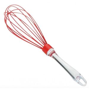 Fuet Em Silicone Vermelho - Mimo Style