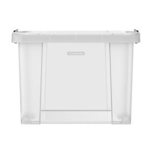 Caixa Organizadora Tramontina Office 30l Em Polipropileno Transparente