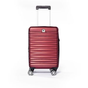 Mala De Bordo Abs Expansível Vilabon Vb00119 Cadeado Tsa Rodas Duplas 360 Bordo P
