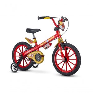 Bicicleta Aro 16 Homen De Ferro Verm/am Nathor 82475