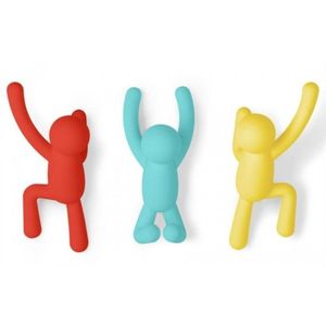 Conjunto Cabideiros Bonecos Buddy - Umbra