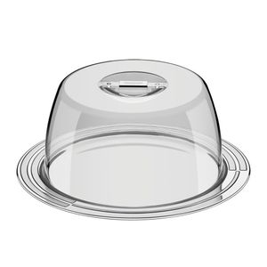 Porta-queijo Tramontina Ciclo Em Aço Inox 25 Cm 2 Peças