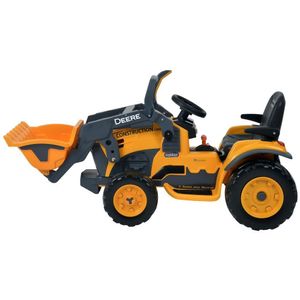 Mini Trator Infantil Elétrico Peg-Pérego Deere Construction Loader 12V - Laranja