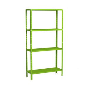 Estante Aço 4 Prateleiras Livros Cozinha Quarto Eaf006 Verde