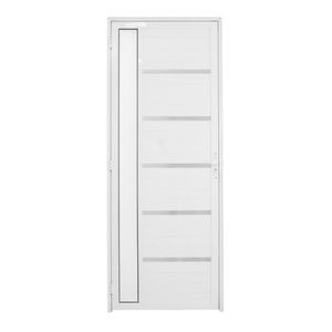Porta Lambril Solara Com Visor 90 X 2.10 Bramca Lado Direito - Hale