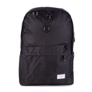 Mochila Para Notebook Executiva Ht-8002 Tecido Impermeavel Entradasb Poliester - Preta