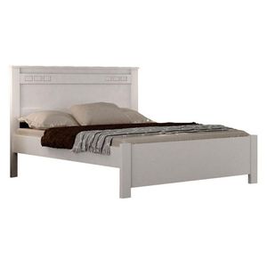 Cama Casal Star Branco - Leifer Móveis