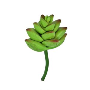 Planta Artificial Suculenta Verde Flor Arte 8cm