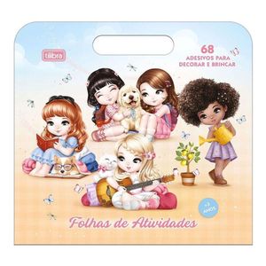 Livro Para Colorir E Atividades Maleta Jolie Com Adesivos - Tilibra