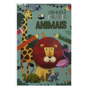 Livro Bloco De Colorir Animais - Todolivro