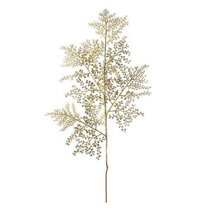 Pick Folha Natalino Dourado-glitter 85cm