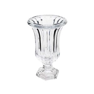Vaso Decorativo Com Pé Vidro Renaissance Lyor