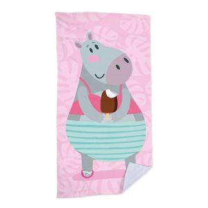 Toalha De Praia Ice Cream Hippo