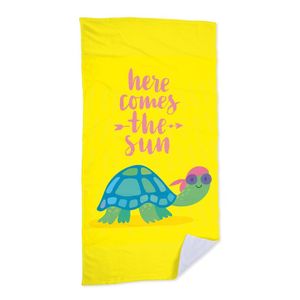 Toalha De Praia Hippie Turtle Sun