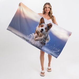 Toalha De Praia Dog Fun Beach