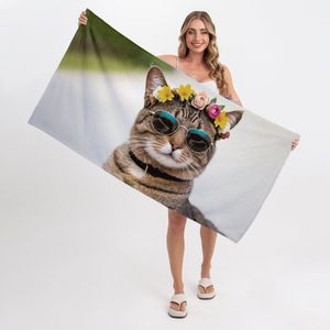 Toalha De Praia Style Cat