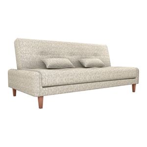 Sofá-cama 190cm 3 Lugares Com Tecido Bouclé Multimóveis Cr45257 Mescla
