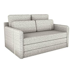 Sofá-cama 152cm 2 Lugares Com Tecido Bouclé Multimóveis Cr45256 Mescla