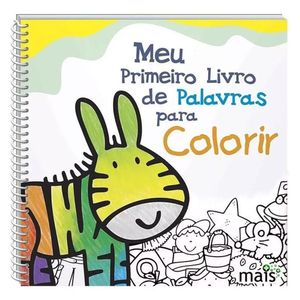 Livro Para Colorir Meu Primeiro Livro De Palavras - Todolivro