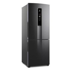 Refrigerador Electrolux 2 Portas Frost Free 490 Litros Efficient Com Autosense Inverse Black Inox Look IB7B