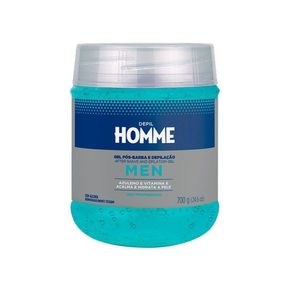 Kit 3 Gel Pós Barba E Depilação Masculino Depil Homme 700g