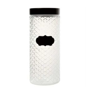 Kit 2 Pote Com Tampa Porta Mantimento Label Bon Gourmet M-g
