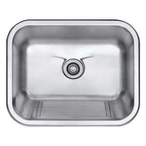 Cuba Tanque de Aço Inox Escovado 1mm C100 55x45x22,5 cm