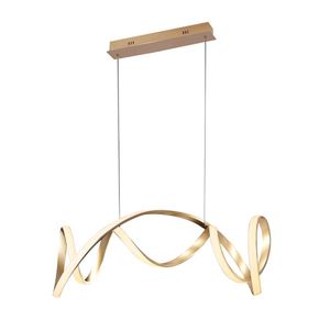 Dinamica Pendente Dcd015051 Led 65w Dourado Silic Autovolt