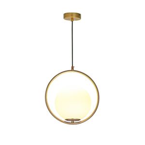 Dinamica Pendente Dcd02007 35cm 1lamp E27 Vidro Branco