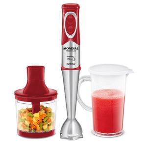 Mixer Premium Mondial M-10 500W Vermelho Com Inox 220V