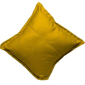 Almofada 42,5x42,5 Suede Cores - Mostarda, Suede
