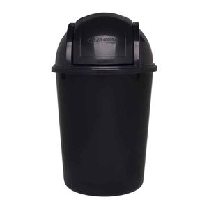 Lixeira Com Tampa Basculante 7,5l Eco Nature Preto Jaguar