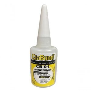 Cola Adesivo Instantâneo Cianoacrilato Cb 01 Ciabond 20g