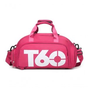 Bolsa Academia Fitness Mala De Viagem Mochila Transversal Treino Rosa