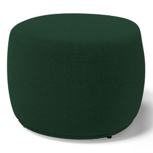 Puff Decorativo Living Aisha Orgânico Bouclê Verde - Desk Design