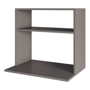 Suporte Aéreo Multiuso Para Forno Micro-ondas Luara 60cm Grafite - Desk Design