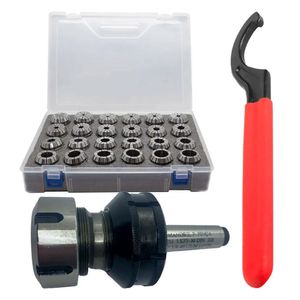 Jogo De Pinças Er40 + Haste Cm 4 + Chave - Fresa Kone Kff-50