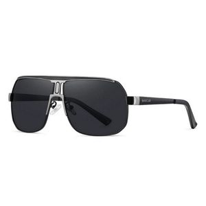 Óculos De Sol Esportivo Masculino Condução Proteção Lente Polarizada Uv400 Prata