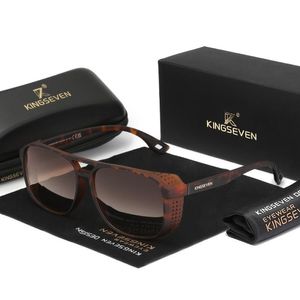 Óculos De Esporte Polarizados Kingseven , Lente Completa Leopardo Gradiente