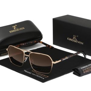 Óculos Polarizados Kingseven Elegância E Versatilidade Para Todas As Ocasies Dourado